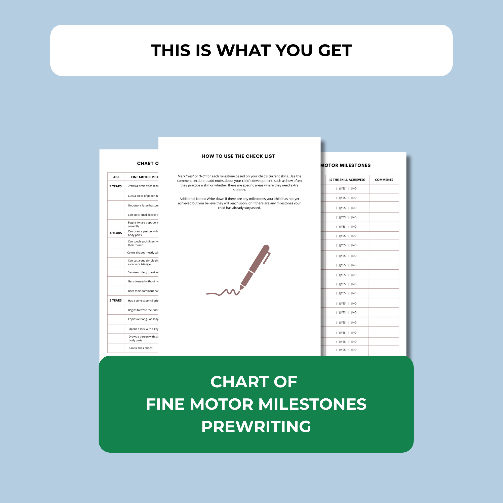 Little hands writIng