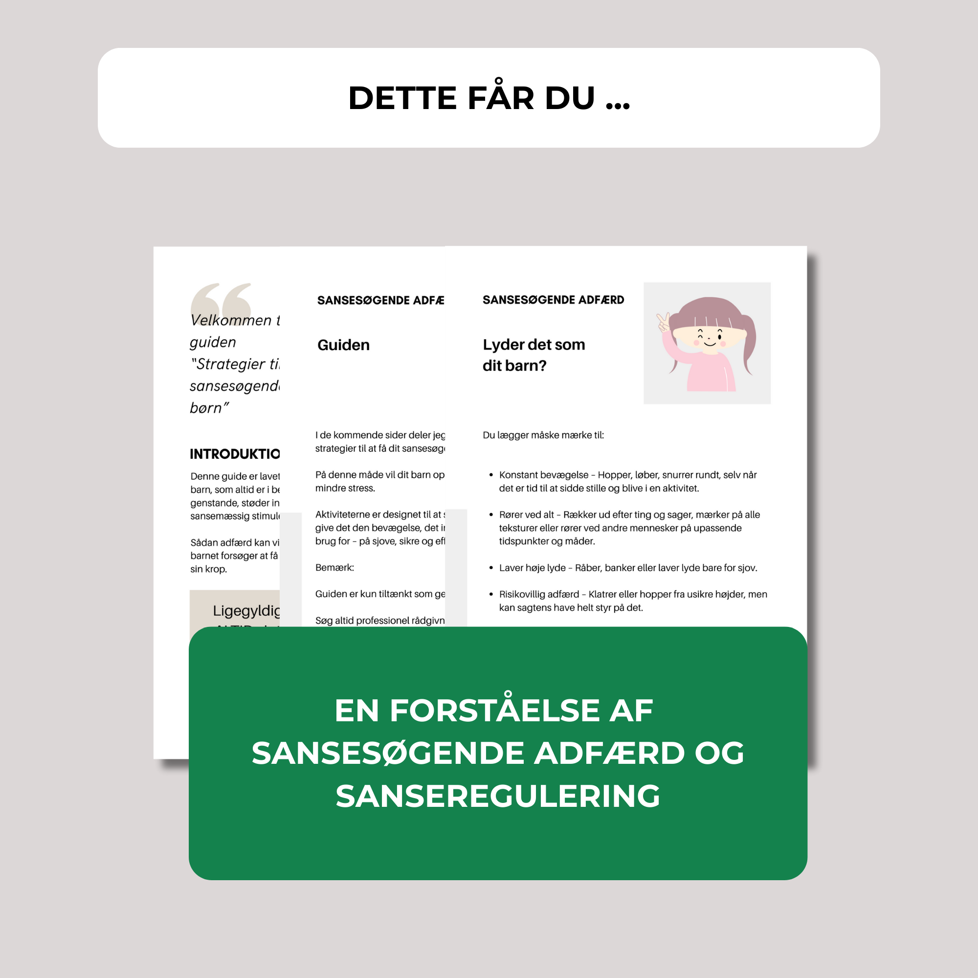 Strategier for sansesøgende børn - DOWNLOAD