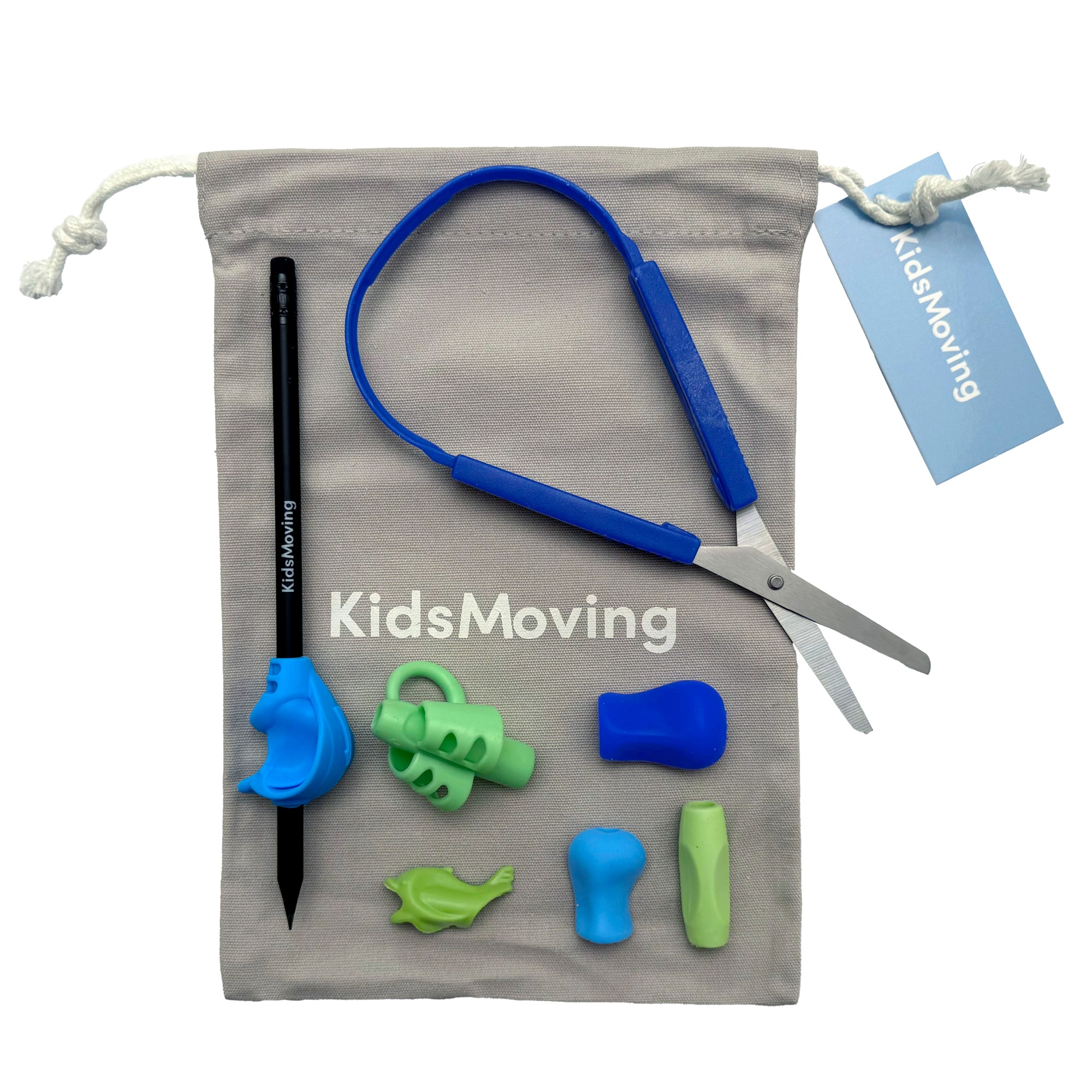 Lille Finmotorisk hjælpe-kit inkl. træningsmateriale