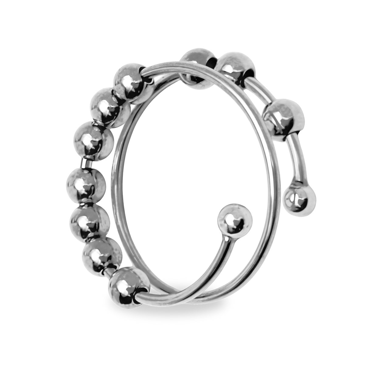 Anti-stress ring dobbelt spiral