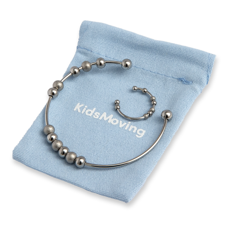 Sæt m. antistress armbånd og ring - enkel