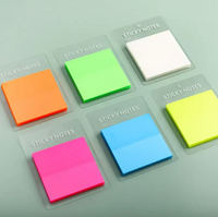 Post-it Firkantede gennemsigtige