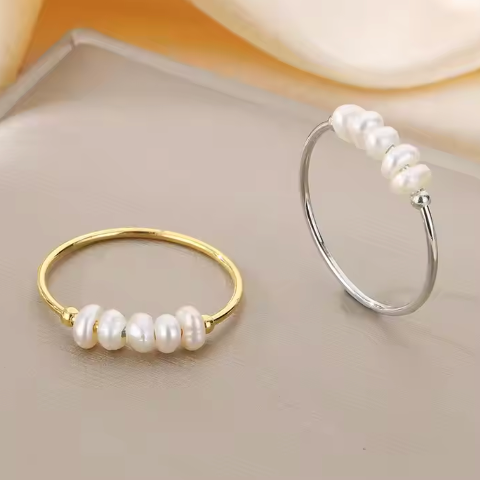 Antistress ring enkel med perler