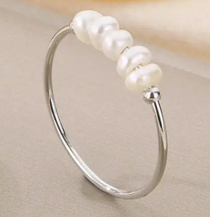 Antistress ring enkel med perler