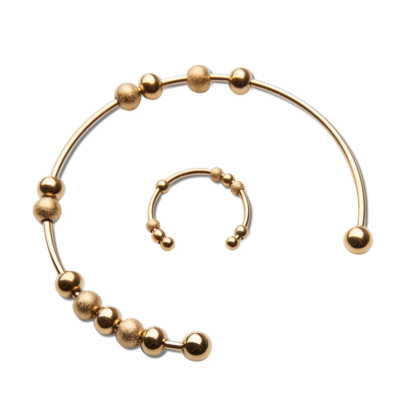 Sæt m. antistress armbånd og ring - enkel