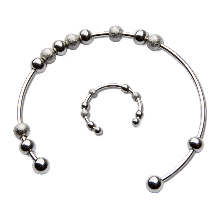 Sæt m. antistress armbånd og ring - enkel